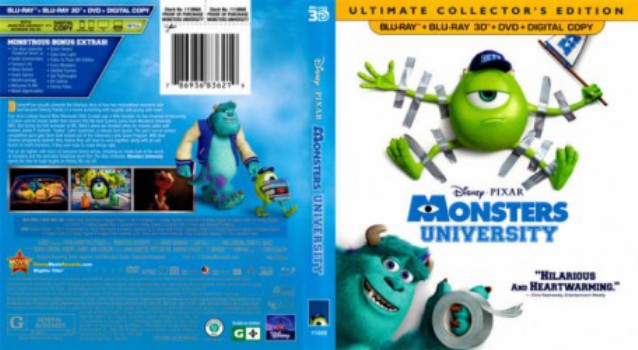 poster Monsters University 3D  (2013)